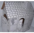 Wendy house made of eco friendly cardboard