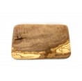 D.O.M. Olive Wood Cutting Board 22 x 14 cm, rounded corners