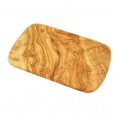 D.O.M. Olive Wood Breakfast Board 22 x 14 cm, rounded corners
