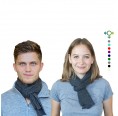 Alpaca Business Scarf, unisex knit scarf anthracite | Albwolle
