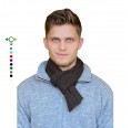 Alpaca Business Scarf, unisex knit scarf brown | Albwolle