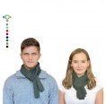 Alpaca Business Scarf, unisex knit scarf green | Albwolle