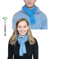 Eco Alpaca Business Scarf, unisex knit scarf petrol (teal) | Albwolle