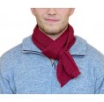 Red Alpaca Business Scarf, men & unisex knit scarf | Albwolle
