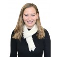 Alpaca Business Scarf, white knit scarf women & unisex | Albwolle