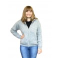 Alpaca Grey Cardigan for women, German-made | Albwolle