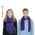 Lilac Alpaca Long Knit Scarf for women, men & unisex | Albwolle