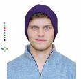 Purple Alpaca Beanie hat for men & unisex | Albwolle