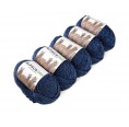 Alpacaone Baby Alpaca wool ball 5 pack denim blue, OEKO-TEX