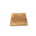 Memento Poodle Olive Wood Keepsake with engraving » D.O.M.