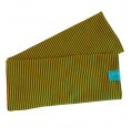 Organic cotton Fingerless Sleeves Striped Pattern yellow/green | bingabonga