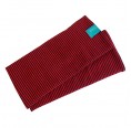 Fingerless Sleeves Striped Pattern organic cotton Navy/Red | bingabonga