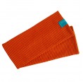 Fingerless Sleeves Striped Pattern organic cotton Red/Yellow | bingabonga