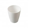 White Drinking Cup made of bioplastics, 250ml | Biodora