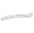 Bioplastic Infant Spoons Pack of 4, white » Biodora
