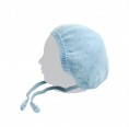 Baby Beanie without seam light blue - organic cotton