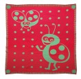 Baby Blanket Ladybird red-green – Organic Cotton | Sonnenstrick