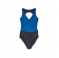 earlyfish eco-friendly Bathing Suit V-Neck ECONYL® Black/Blue