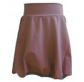 Plain-Coloured Bubble Skirt, old pink GOTS organic cotton | bingabonga