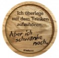 Solid Oak Wood Coaster 'Sway' German toast » holzpost