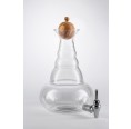 Glass Carafe Beauty with olive wood top | Nature’s Design