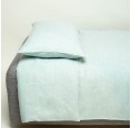 Mint Green Organic Linen Bedding » nahtur-design