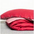 Reversible Duvet Cover & Pillowslip 100% linen - Ruby/Lilac » nahtur-design