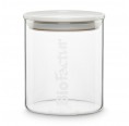Glass Food Storage Container 28 oz with airtight Bioplastic Lid » BioFactur