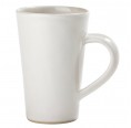 White Stoneware Ceramics Tea Mugs Adriana » Blumenfisch