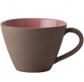 Pink Stoneware Cup with handle Berlin Mug Bolle » Blumenfisch