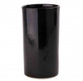 Black Cylinder Ceramic Vase Catharina » Blumenfisch