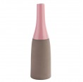 Stoneware Bottle Vase Uta Grey/Pink » Blumenfisch