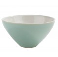 White/Turquoise Ceramic Muesli Bowls Franzi » Blumenfisch