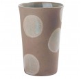 Unique Stoneware Mug Jana Grey/Turquoise motif dots » Blumenfisch