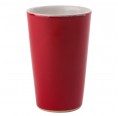 Red handleless Stoneware Mug Michael » Blumenfisch
