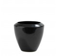 Small black Stoneware Ceramic Vase Acelya » Blumenfisch
