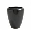 Medium-sized black Stoneware Ceramic Vase Acelya » Blumenfisch