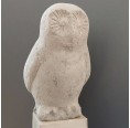 Paper Mache Owl in Concrete Look » Blumenfisch