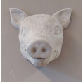 Eco Papier-Mâché Pig Wall Decor » Blumenfisch