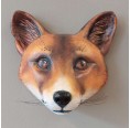 Fox Head Eco Paper mache lifelike painted » Blumenfisch