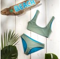 ECONYL® reversible Bikini Bottom Khaki/Blue » earlyfish