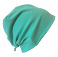 Mint Green organic cotton Beanie Hat 'Line' plain | bingabonga