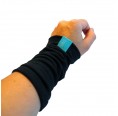 Black fingerless sleeves- unisex arm warmers, organic cotton | bingabonga
