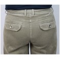 Organic Cotton Bootcut-Stretch Corduroy Trousers, beige, detail