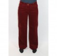 bloomers Organic Cotton Bootcut-Stretch Corduroy Trousers, bordeaux