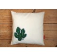 Cushion Cover Figleaf of organic cotton satin | ia io