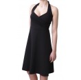 Black Neckholder Dress made of Organic Jersey | billbillundbill
