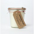 Organic rape wax candle vanilla | more green