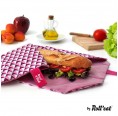 Boc’n’Roll Sandwich Wrap Pink Tiles | Roll‘eat