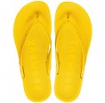 Women Eco Flip Flops Lilli basic naked, plain yellow | Boombuz